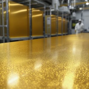 Metallic Powder Coating – Gold M.C.